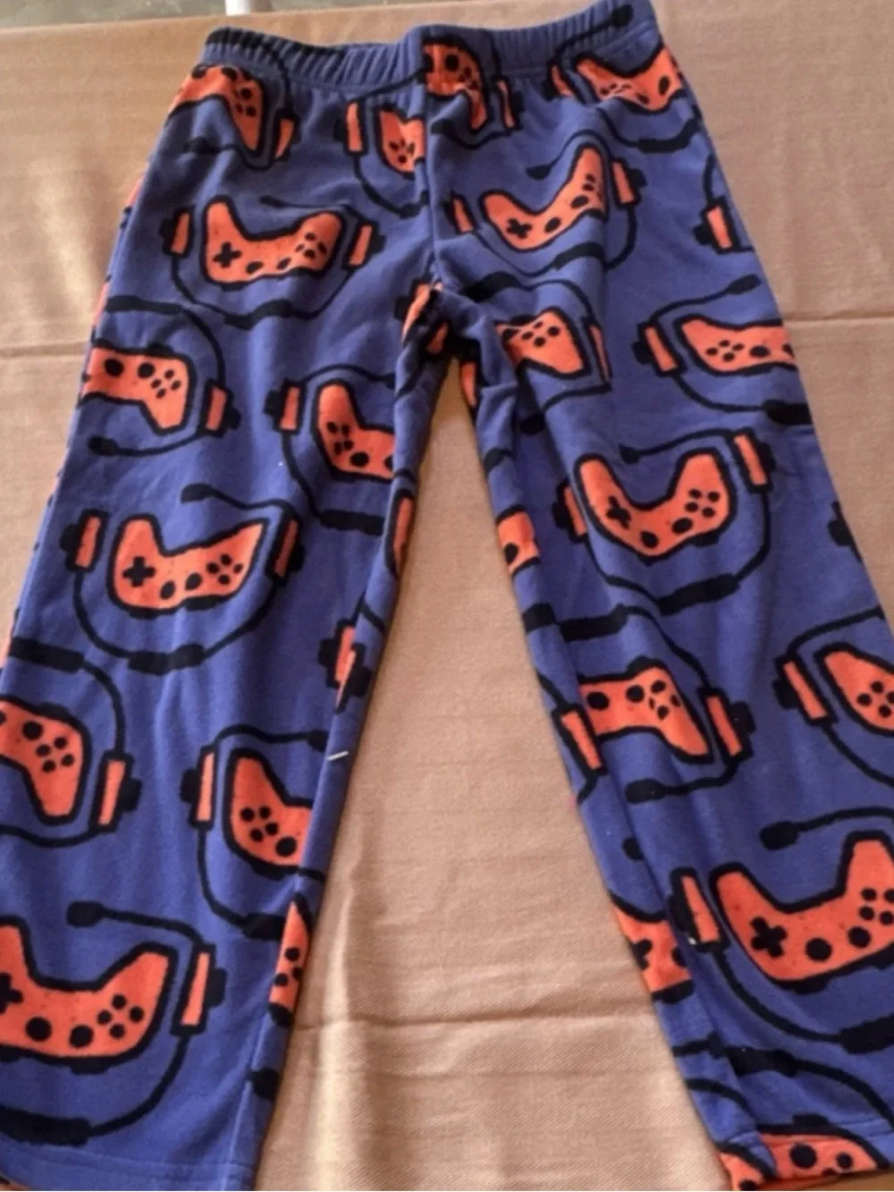 Carter's‎ Black Top with Purple and Orange Graphic Pajama Set